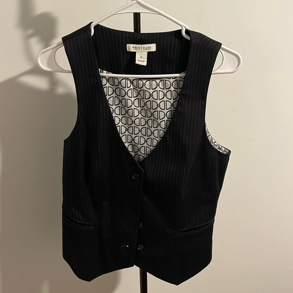 White black house market vest size 8